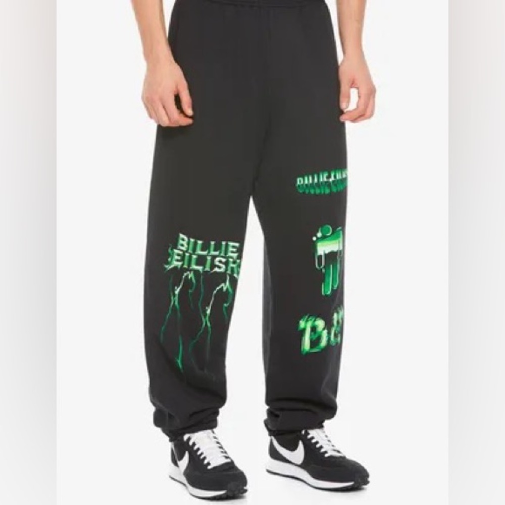 Billie Eilish lightning sweatpants SIZE SMALL